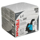 LAVETTE NON TISSEE USAGE UNIQUE WYPALL L40 BLANC 56 FORMATS 31,5X33CM X18