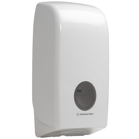 DISTRIBUTEUR DE PAPIER TOILETTE PLIÉ AQUARIUS BLANC