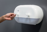 DISTRIBUTEUR DE PAPIER TOILETTE À DÉVIDAGE CENTRAL TORK SMARTONE® MINI DOUBLE T9 BLANC