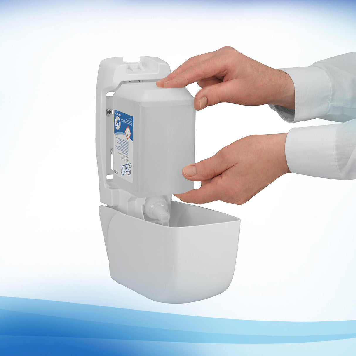 SAVON ANTIMICROBIEN MOUSSE SCOTT® CONTROL™ CARTOUCHE 1L X6
