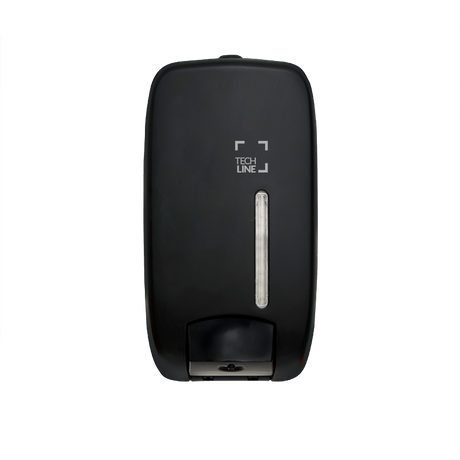 DISTRIBUTEUR MANUEL DE SAVON LOTION GEL À RÉSERVOIR TECHLINE 1L NOIR