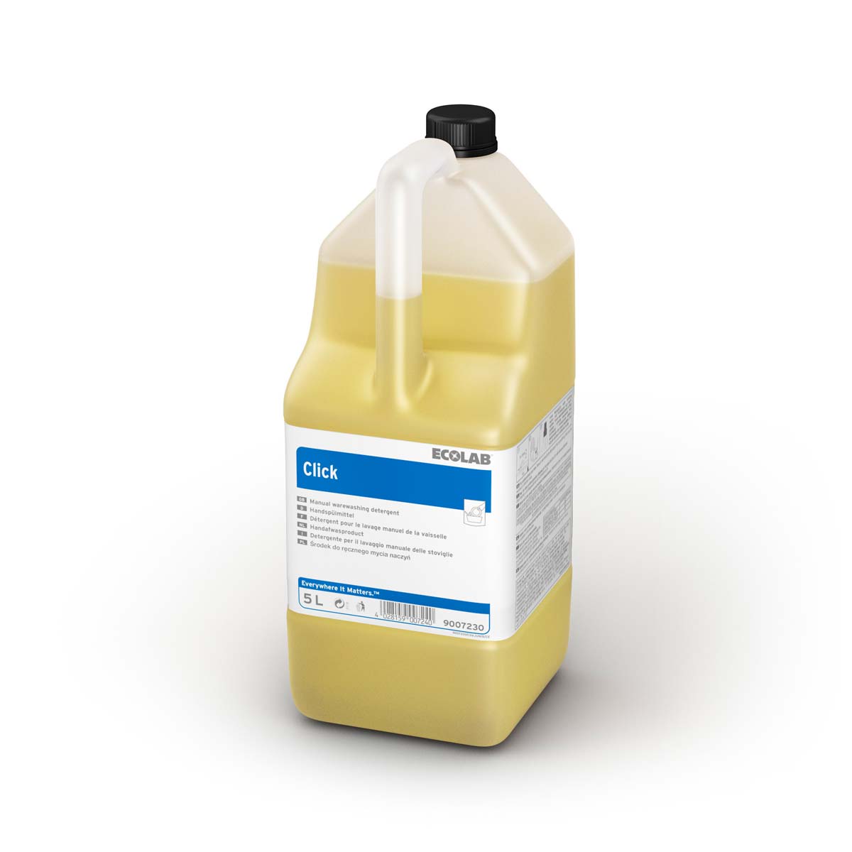 LIQUIDE VAISSELLE PLONGE ET SURFACES CLICK ECOLAB 5L