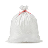 SAC POUBELLE 50L HAUTE DENSITE DECHETS LEGERS BLANC X500