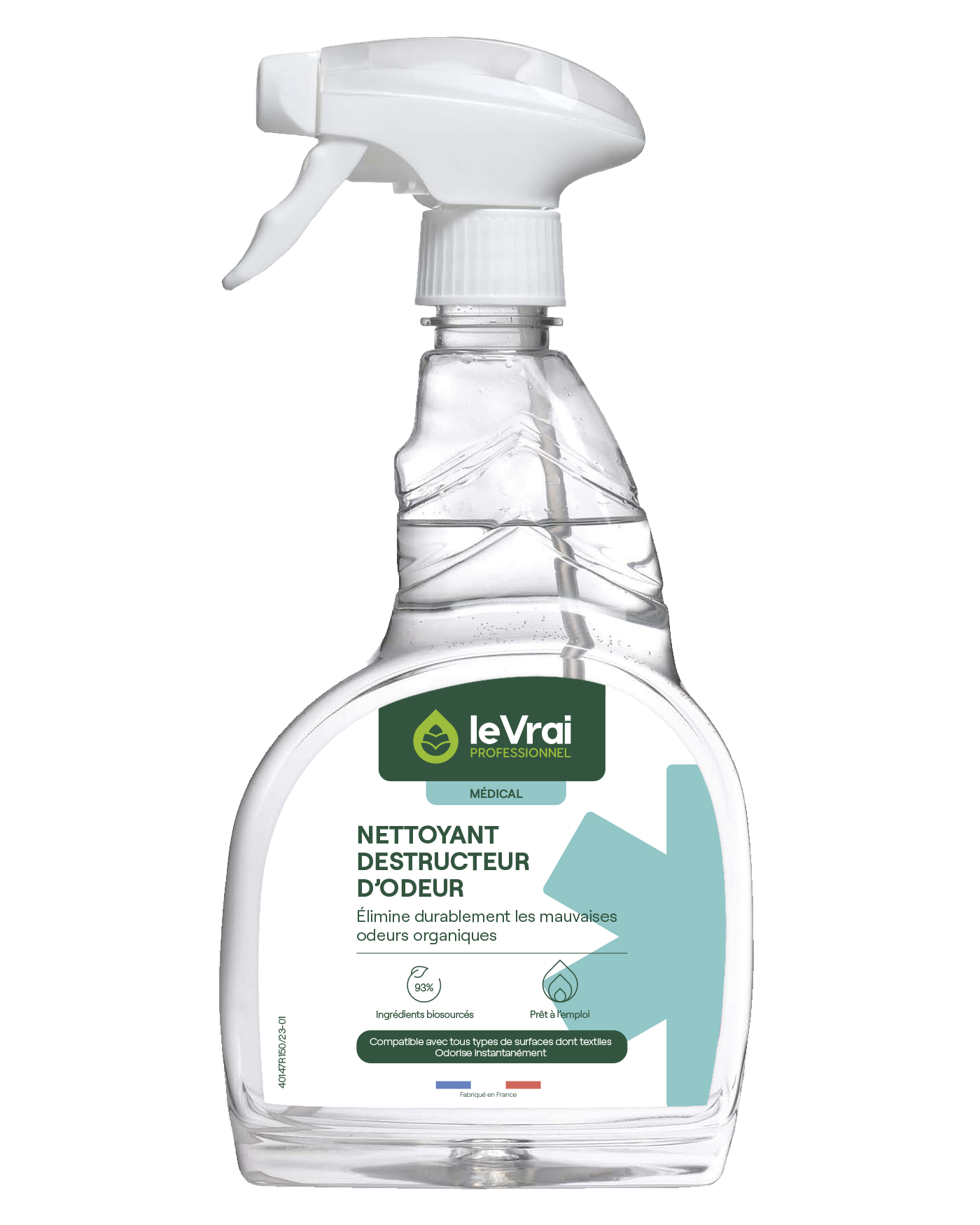 NETTOYANT DESTRUCTEUR D'ODEUR MEDICAL MENTHE 750ML