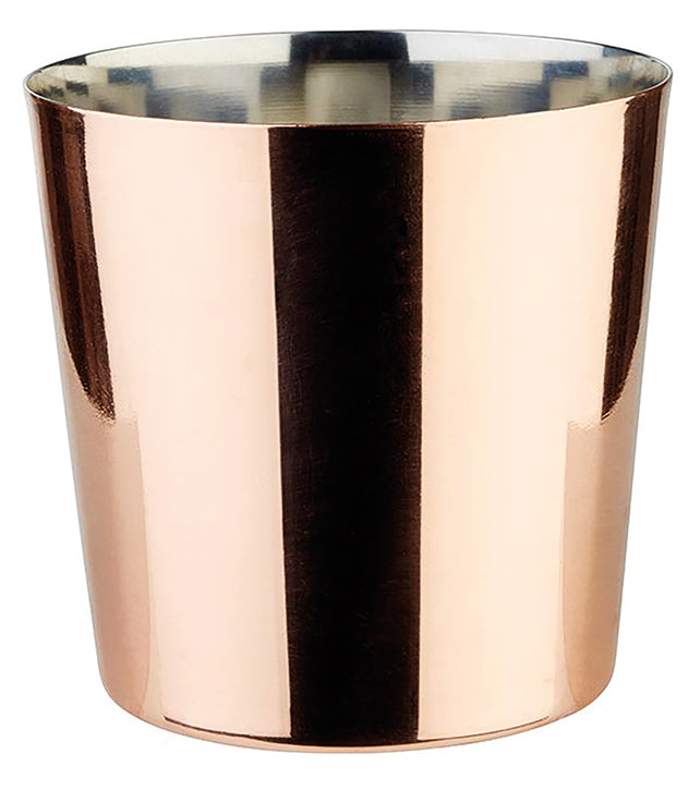 POT À FRITES BORD DROIT CUIVRE Ø85 MM 35 CL