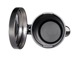 POUBELLE 6L A PEDALE  INOX CHARBON