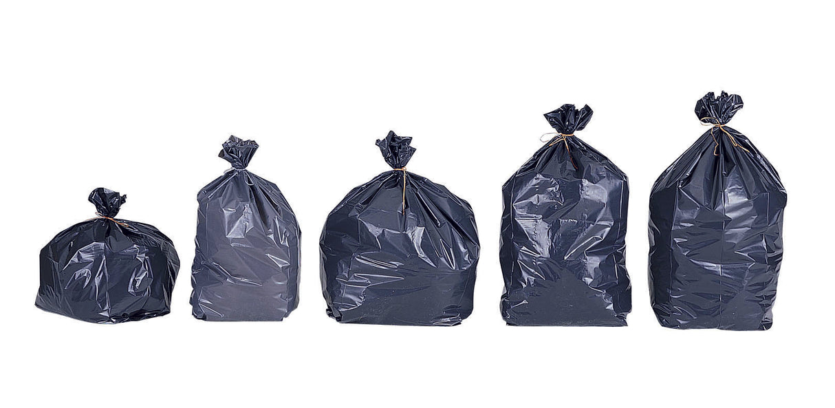 SAC POUBELLE 110L BASSE DENSITE DECHETS MOYENS NOIR X250