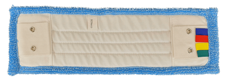 FRANGE DE LAVAGE MICROFIBRE TECHLINE POCHES ET LANGUETTES 45CM 2ŒILLETS