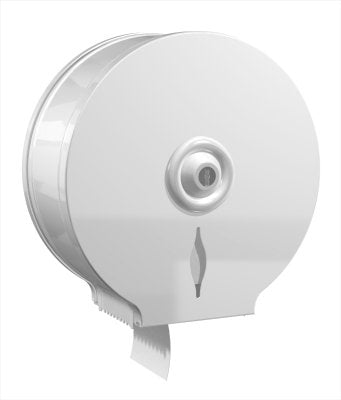 DISTRIBUTEUR DE PAPIER TOILETTE MAXI JUMBO TECHLINE METAL BLANC