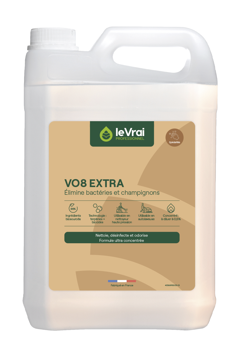 DETERGENT DESINFECTANT LOCAUX DECHETS VO8 EXTRA 5L