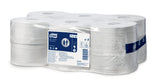 PAPIER TOILETTE MINI JUMBO TORK® ADVANCED T2 BLANC 180M 2 PLIS ECOLABEL X12