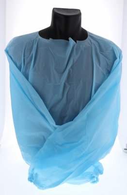 TABLIER BLEU 125X185CM 30µ SARRAU CPE SACHET X25